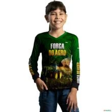 Camisa Agro Brk A Força do Agro Produtor de Milho com UV50+ -  Gênero: Infantil Tamanho: Infantil PP