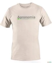 Camiseta BRK Agro Curso Agronomia Escrita Algodão Egípcio -  Cor: Branco Tamanho: PP