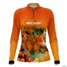 Camisa Agro BRK Cultivo Frutas Produtor de Tangerina com UV50+ -  Gênero: Feminino Tamanho: Baby Look PP