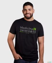 Camiseta Agro BRK Medicina Veterinária Algodão Egípcio -  Cor: Preto Tamanho: PP