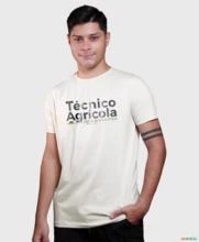 Camiseta Agro BRK Técnico Agrícola Algodão Egípcio -  Cor: Branco Tamanho: PP