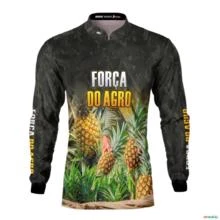 Camisa Agro Brk A Força do Agro Produtor de Abacaxi com UV50+ -  Gênero: Masculino Tamanho: PP
