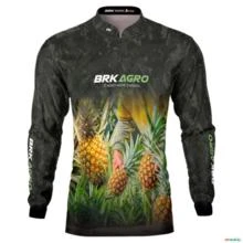 Camisa Agro BRK Cultivo Frutas Produtor de Abacaxi com UV50+ -  Gênero: Masculino Tamanho: P