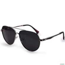 Óculos Aviador Brk Classic - Lente Polarizada -  Cor: Classic Silver Black