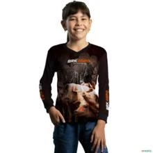 Camisa Agro BRK Suínos Pecuária com UV50+ -  Gênero: Infantil Tamanho: Infantil G