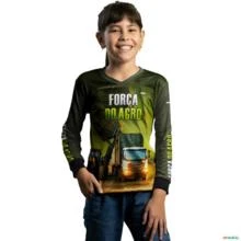 Camisa Agro Brk A Força do Agro Caminhão de Cana com UV50+ -  Gênero: Infantil Tamanho: Infantil P