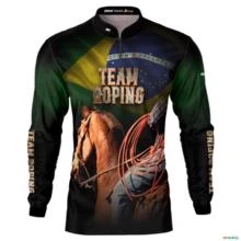 Camisa Agro BRK Team Roping Brasil 2 com UV50+ -  Gênero: Masculino Tamanho: M
