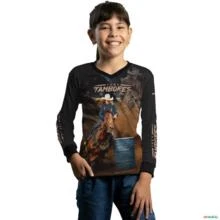 Camisa Agro Brk Prova dos Três Tambores Estados Unidos com Proteção UV50+ -  Gênero: Infantil Tamanho: Infantil PP
