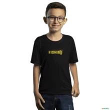 Camiseta Casual BRK Fishing Trip com Proteção UV50+ -  Gênero: Infantil Tamanho: Infantil M