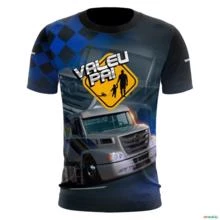 Camiseta Agro Brk Caminhão Valeu Pai com Proteção UV50+ -  Gênero: Masculino Tamanho: M