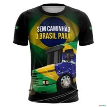 Camiseta Agro Brk Sem Caminhão o Brasil Para com Proteção UV50+ -  Gênero: Masculino Tamanho: P