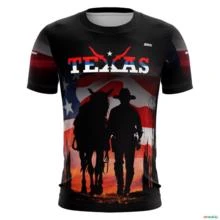 Camiseta Casual BRK Preta Texas com Proteção UV50 + -  Gênero: Masculino Tamanho: PP