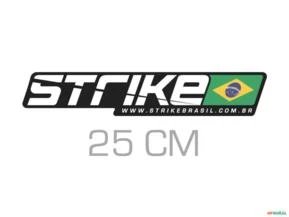 Adesivo Médio Refletivo Oficial Strike Brasil