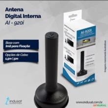 Antena Interna Indusat AI-920i Digital/vhf/uhf/fm/hdtv 1,5m