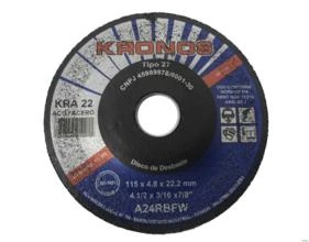DISCO DE DESBASTE -KRONOS 4.1/2X3/16 X7/8"-KRO 34039