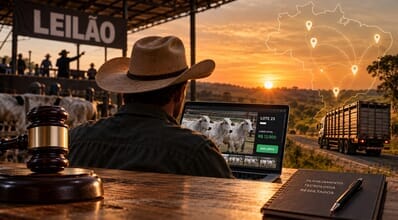 Leilão online reduz custos e amplia oportunidades para produtores rurais