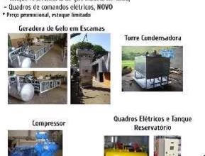 Fábrica de gelo 20 tons/dia