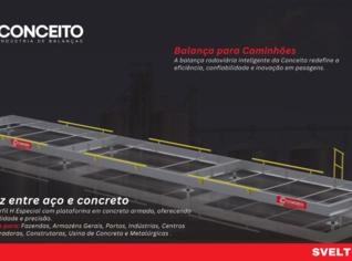 Balança Rodoviária Svelte - Alta Durabilidade