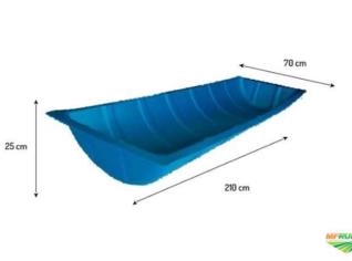 Cochos para Gado PEAD - 2,10x0,70x0,25 m
