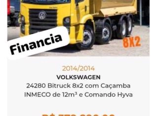 VW 24280 Bitruck 2014 - Basculante