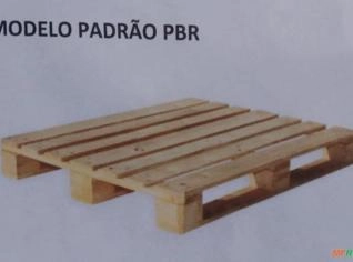 Pallet Padrão PBR em Madeira de Eucalipto