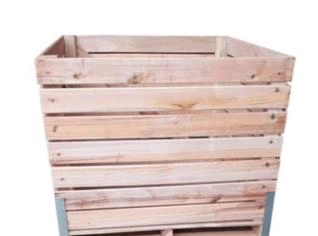 Caixa Bin de Madeira para Hortifruti - Estado SP
