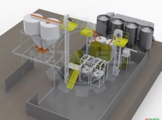 Fábrica de Ração com Equipamentos Sob Medida