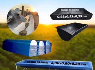 Cochos em Polietileno PEAD - Alta Durabilidade para 9 Vacas Grandes
