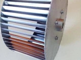 Rotor para Ventilador Siroco 300x155 em Aço Carbono