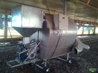 Aquecedor para Granjas com Queimador de Pellets
