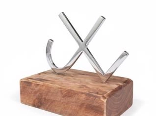 Enfeite de Mesa Personalizado em Aço Inox