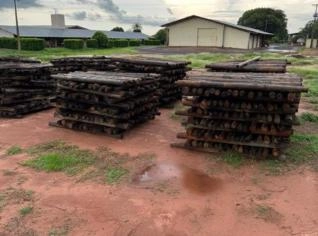 Postes de Pinus Usados - Material de Qualidade