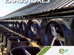 Exaustor Butterfly 50" para Compost Barn - Equipaves