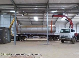 Secador Rotativo de Alta Eficiência para Indústrias