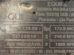 Bomba EQUIPE EQPI 125-55 - Ideal para Irrigação