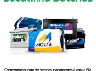 Compra de Sucatas de Baterias - Pagamento Rápido