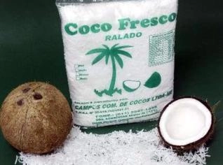 Coco Ralado Fresco Puro - Fino e Grosso