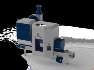 Moinho de Café Industrial CPG8 30CV Alta Capacidade