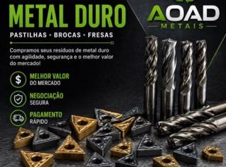 Compra de Metal Duro em Todo Brasil