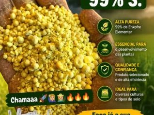 Enxofre Elementar 99% S - Uberaba, MG