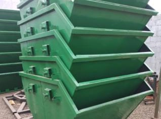 caçambas de entulho 3m²