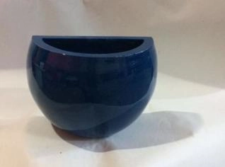 Vaso Azul Moderno - 23cm - Decoração & Plantio