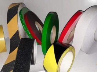 Fita Antiderrapante Preta Emborrachada 48mm x 30m