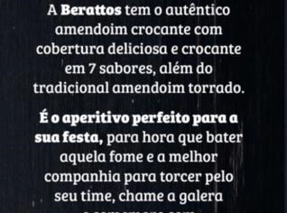 Amendoim Crocante Berattos - Diversos Sabores