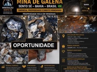 Galena / Chumbo em Sento Sé - BA