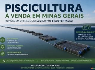 Piscicultura Completa à Venda - Minas Gerais