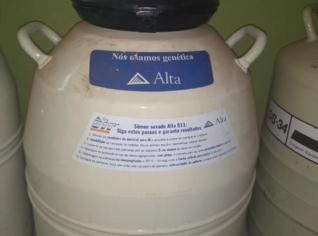 Botijão + 500 Doses de Sêmen - Pacote Completo