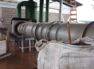 Secador Rotativo para Materiais Industriais