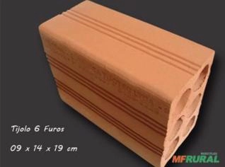 Tijolos 6, 8 e 9 Furos Direto da Fábrica