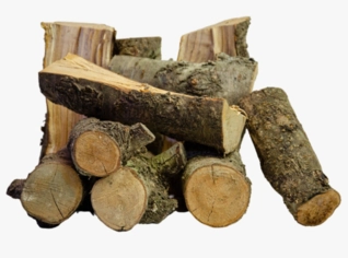 Lenha de árvores frutíferas seca - saco 10kg